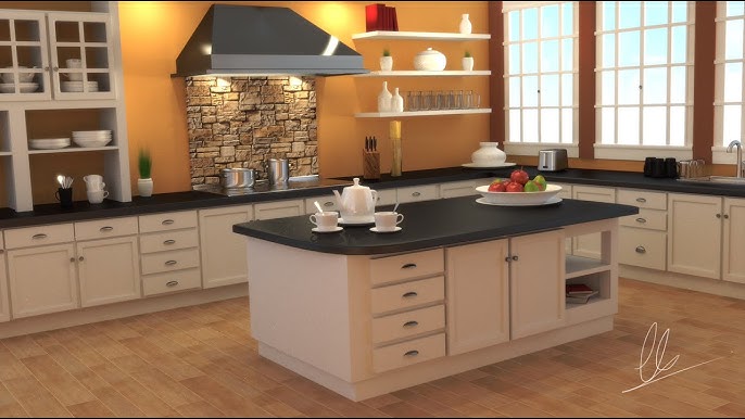 Create a Stylish Blender for Modern Kitchen in Blender